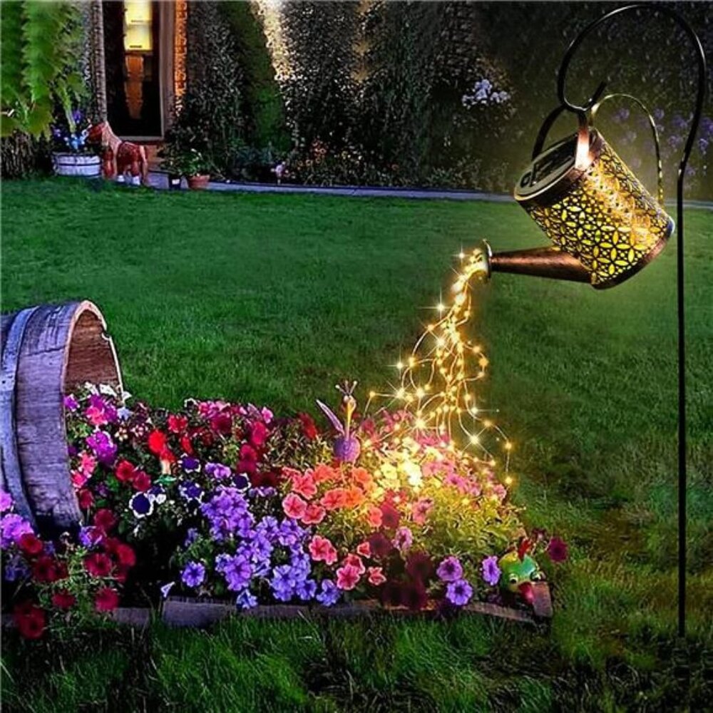 Udreem Solar Lights Outdoor Decorative, Solar Lantern Outdoor Hanging